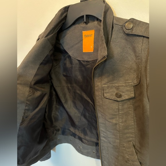 Faux suede light Jacket - Picture 4 of 10